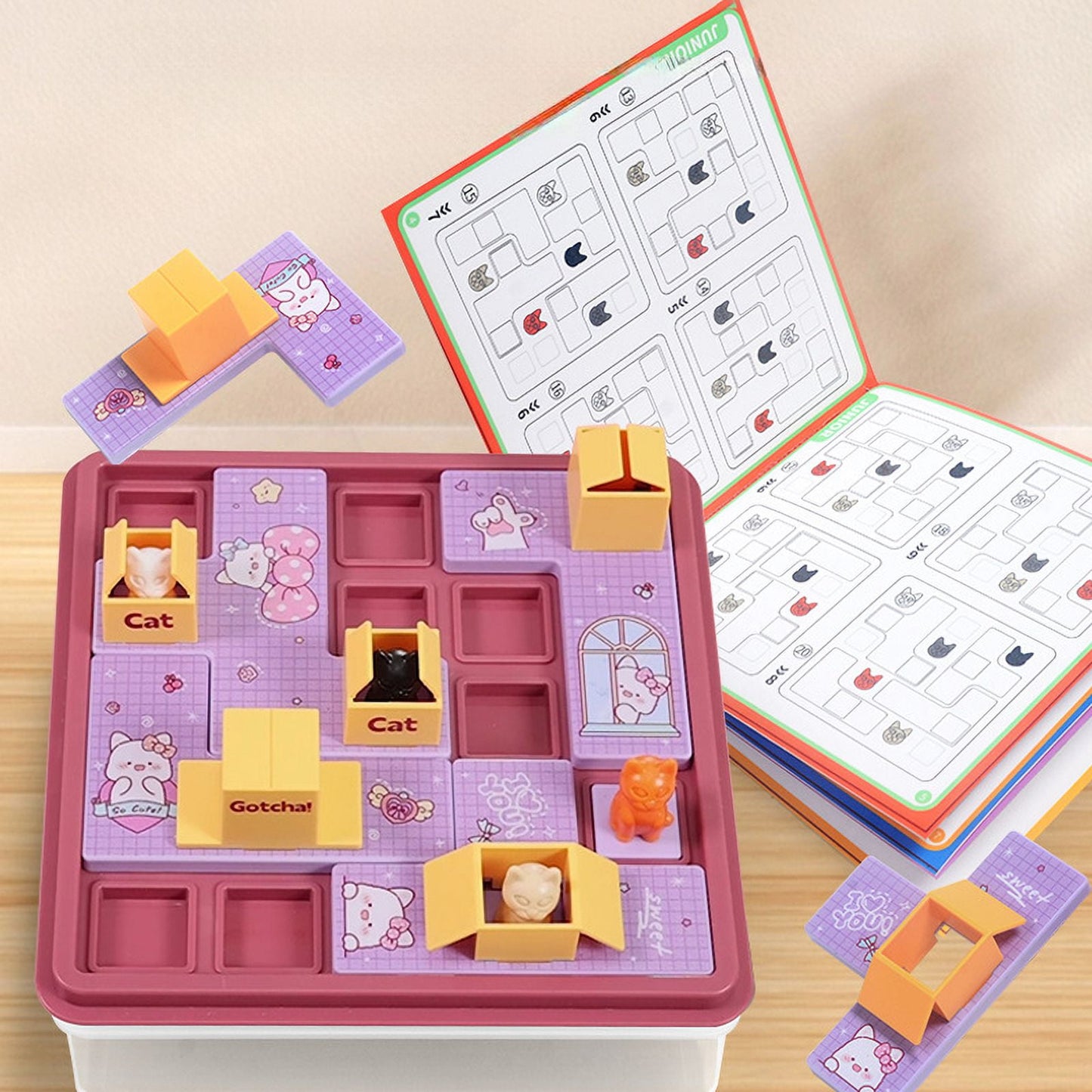Children Cat Express Box Board Game