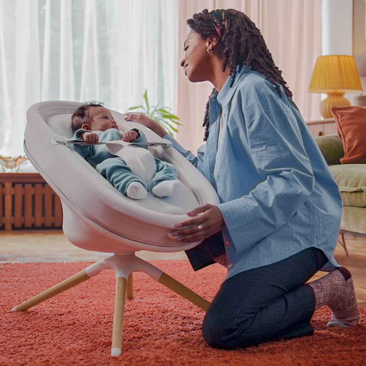 All-in-One Smart Bouncer & Bassinet: Soothing, Sleeping, and Play in One