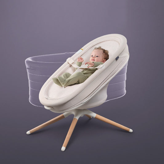 All-in-One Smart Bouncer & Bassinet: Soothing, Sleeping, and Play in One