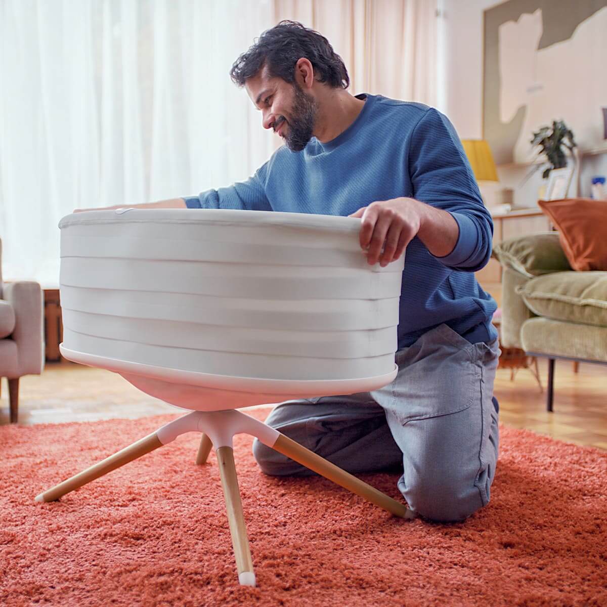 All-in-One Smart Bouncer & Bassinet: Soothing, Sleeping, and Play in One