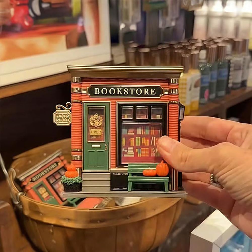 Autumn Bookstore Projector – Light & Fragrance in One
