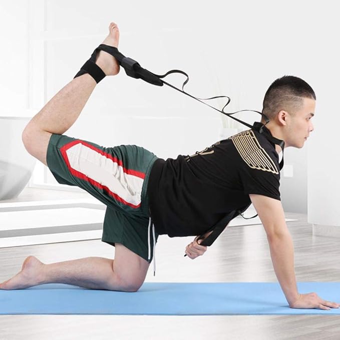 Yoga Stretch Strap – Tear-Resistant | Multi-Loop Design for Flexibility Training & Rehabilitation