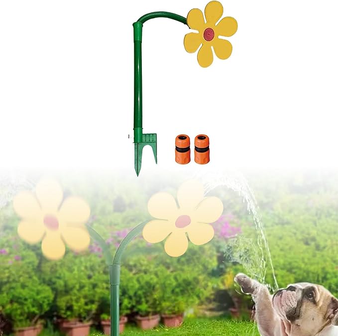 Whirling Daisy Garden Sprinkler Head