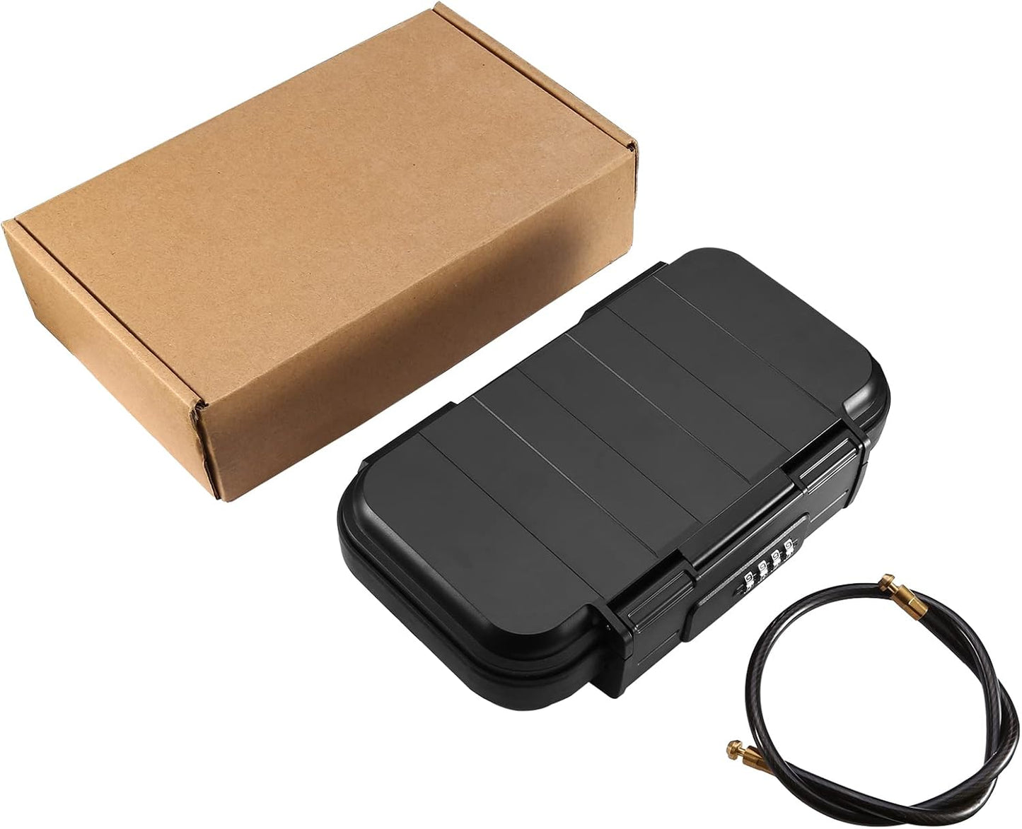 Mini Portable Security Safe – Waterproof Lock Box with Combination Code