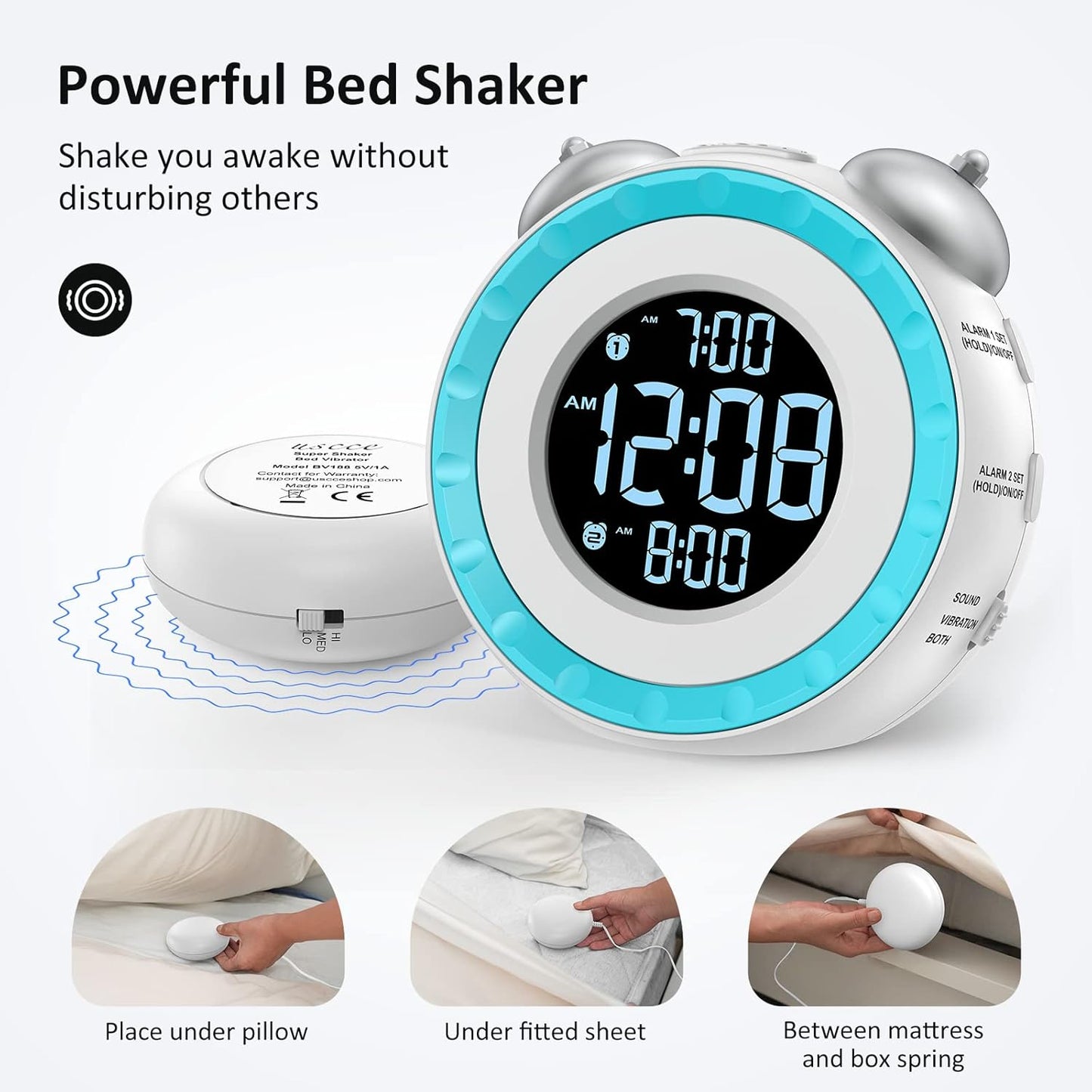 Classic Vibrating Alarm Clock