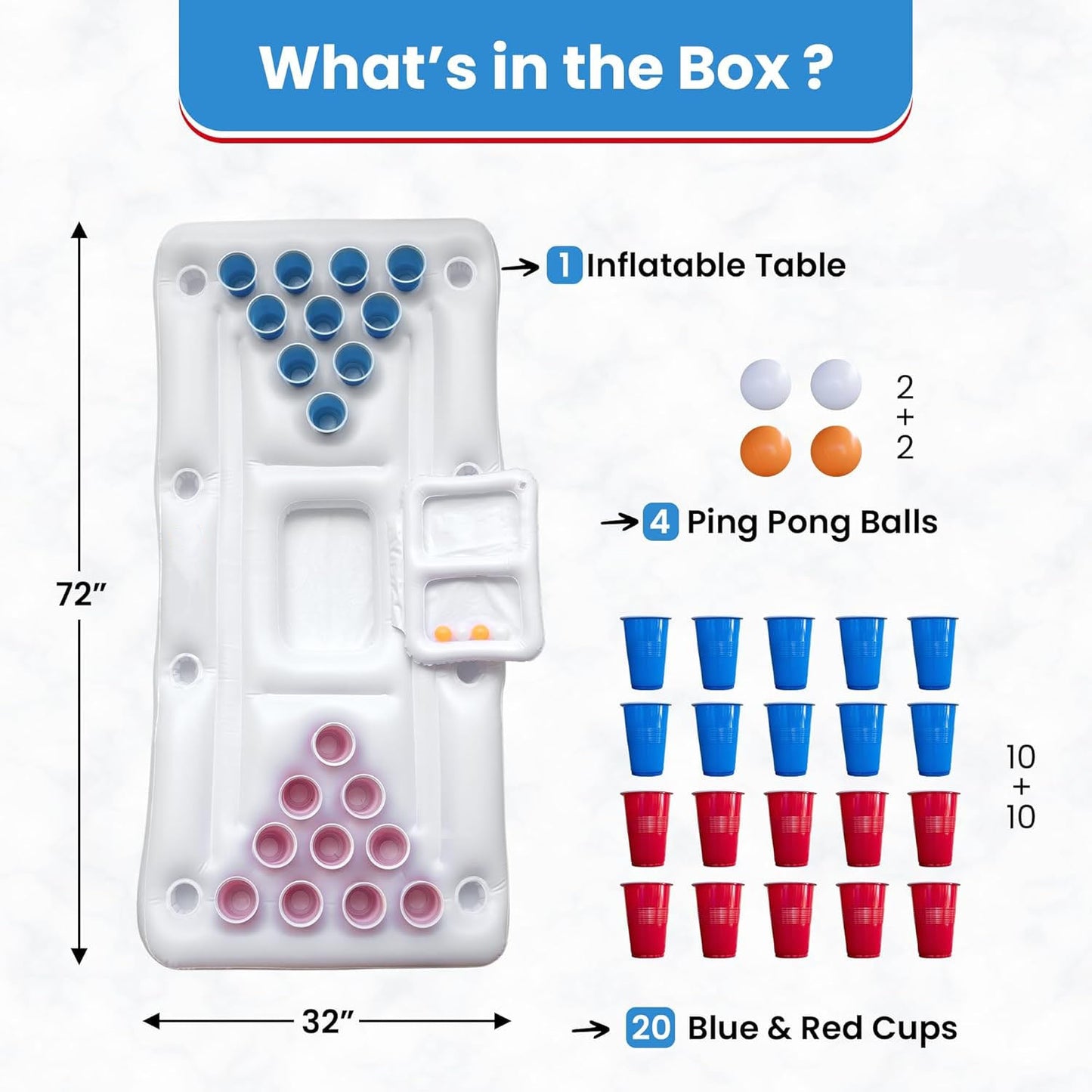 Inflatable Pong Float