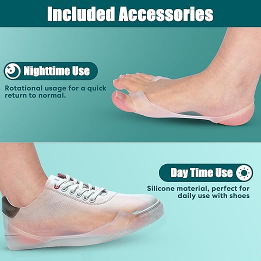 FlexToe Professional Hallux Valgus Corrector (1 piece, fits both left and right feet)