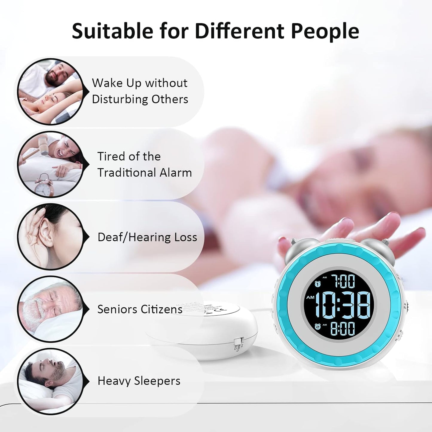 Classic Vibrating Alarm Clock