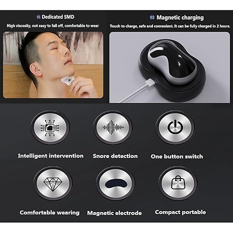 Smart Throat Anti Snoring Device Snoring Detection - By Impulse Sense Pulse Technology