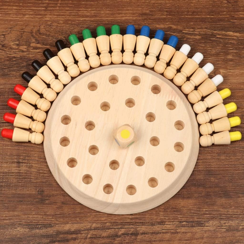 Wooden Memory Chess Game