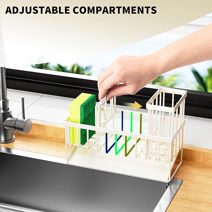 Premium Stainless Steel Sink Organizer