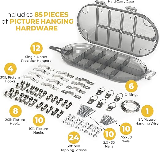 All-in-One Picture Hanging and Leveling Kit