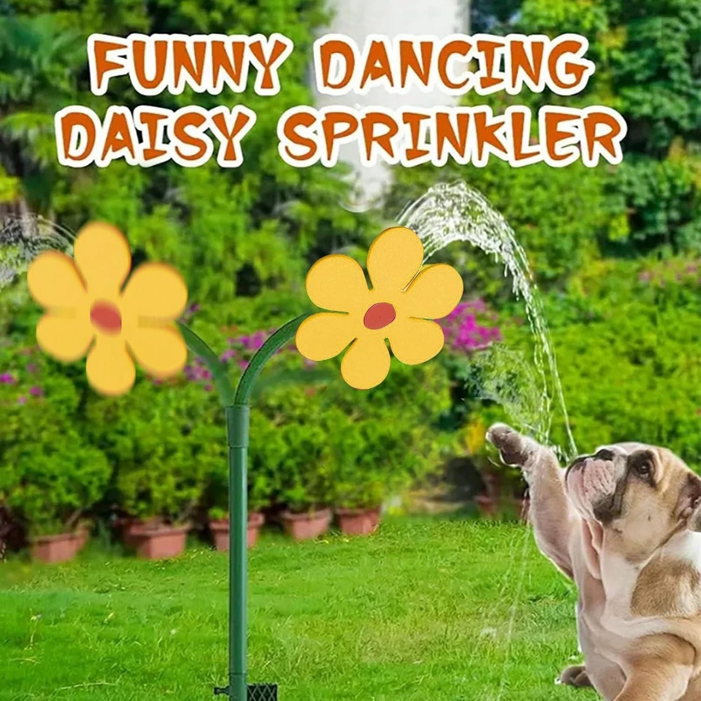 Whirling Daisy Garden Sprinkler Head