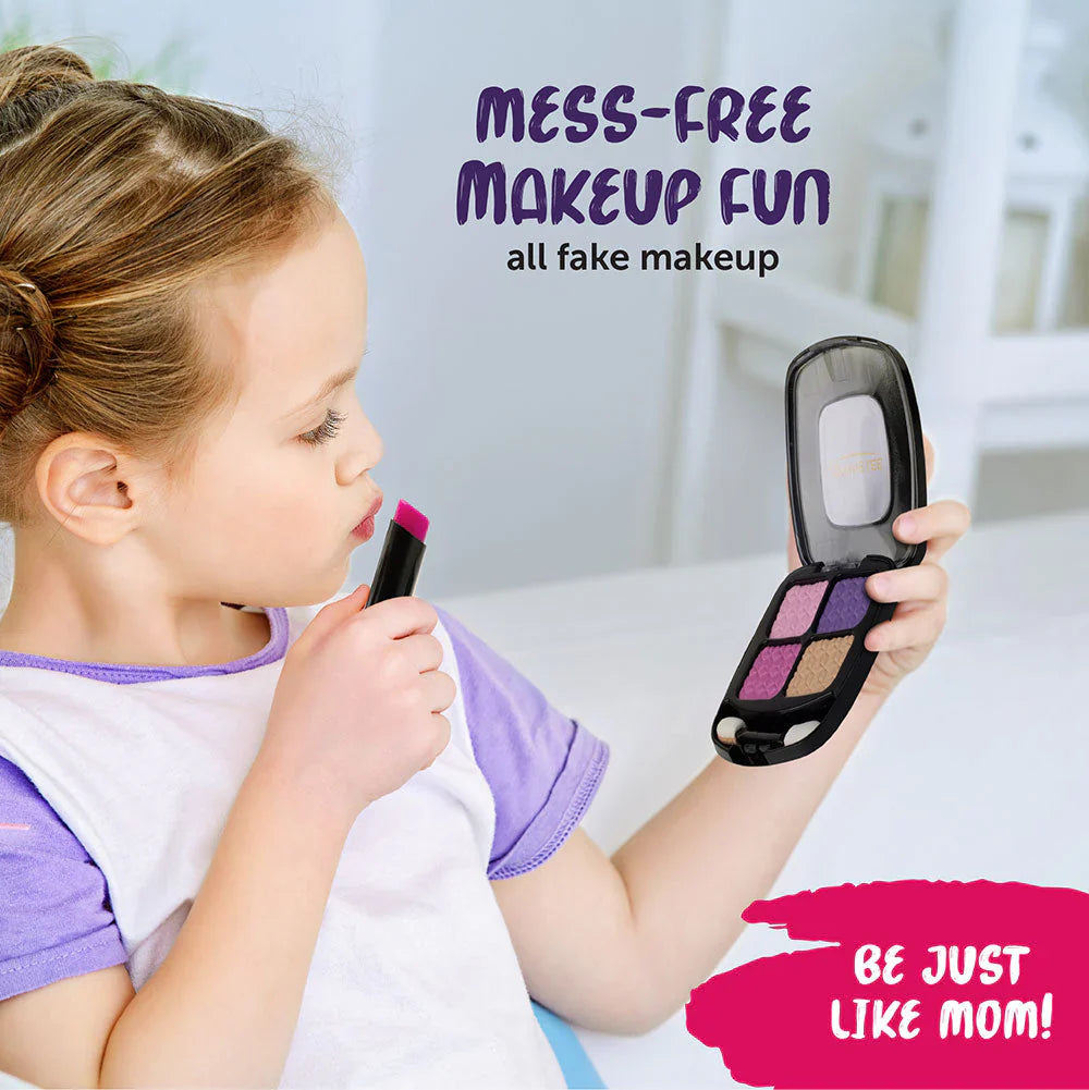 Pretend Makeup Set – 12 PCS Complete Toy Cosmetics Kit for Girls