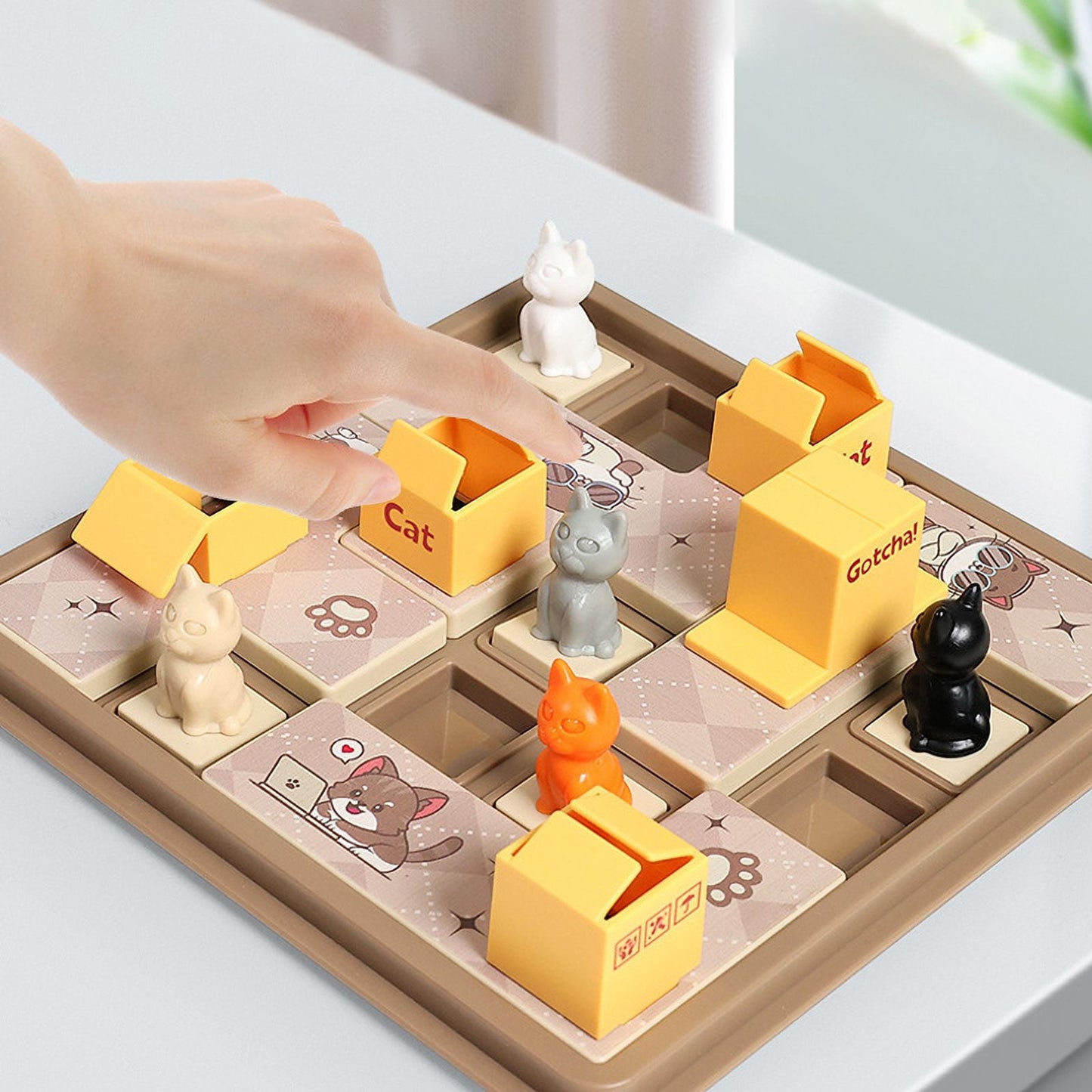 Children Cat Express Box Board Game