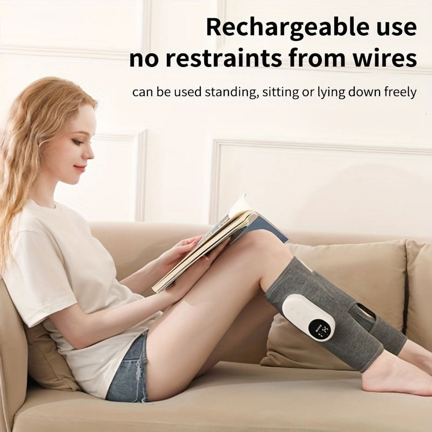 Cordless Leg Massager with Heat