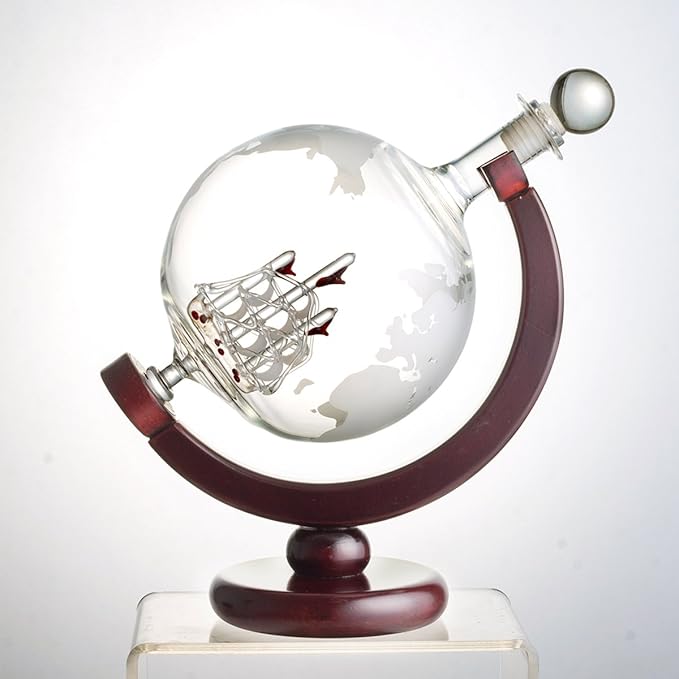 GlobeCraft™ – Lux Whiskey Set in Borosilicate Glass