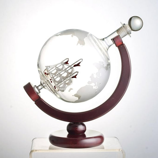 GlobeCraft™ – Lux Whiskey Set in Borosilicate Glass