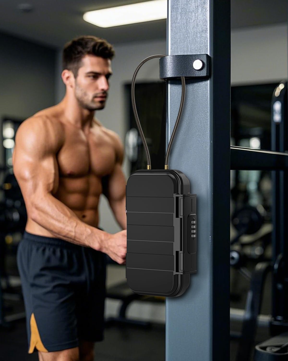 Mini Portable Security Safe – Waterproof Lock Box with Combination Code