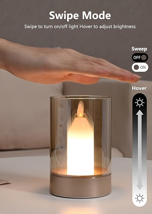 GlowWave Cordless Gesture Night Lamp