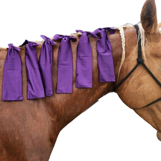 Horse Mane Bags – Pack of 8 Protective Nylon Mane Sleeves for Tangle-Free Grooming