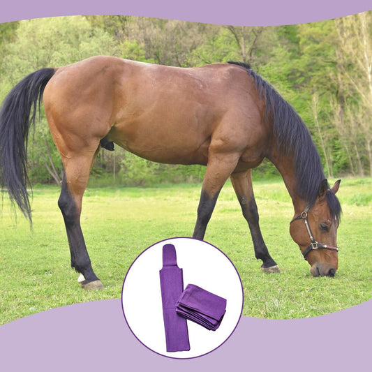 Horse Mane Bags – Pack of 8 Protective Nylon Mane Sleeves for Tangle-Free Grooming