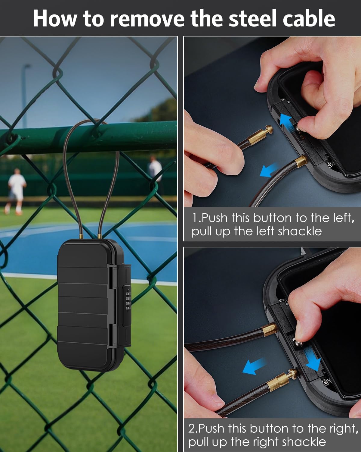 Mini Portable Security Safe – Waterproof Lock Box with Combination Code