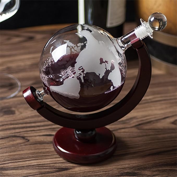 GlobeCraft™ – Lux Whiskey Set in Borosilicate Glass