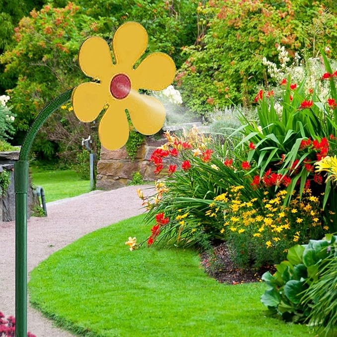 Whirling Daisy Garden Sprinkler Head
