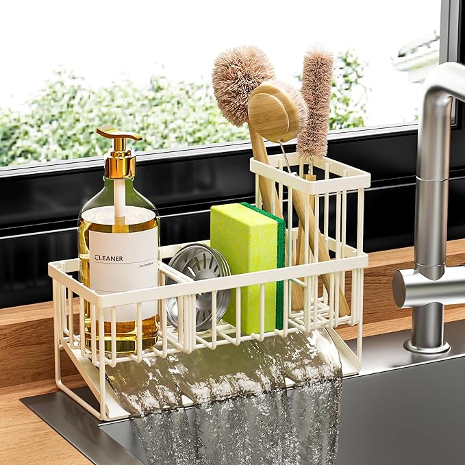 Premium Stainless Steel Sink Organizer