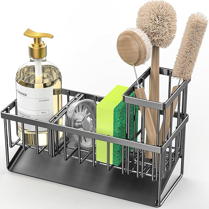 Premium Stainless Steel Sink Organizer