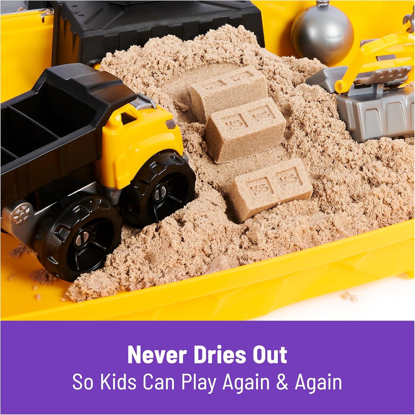 Kinetic Sand Construction Site – Dig, Build & Demolish Playset