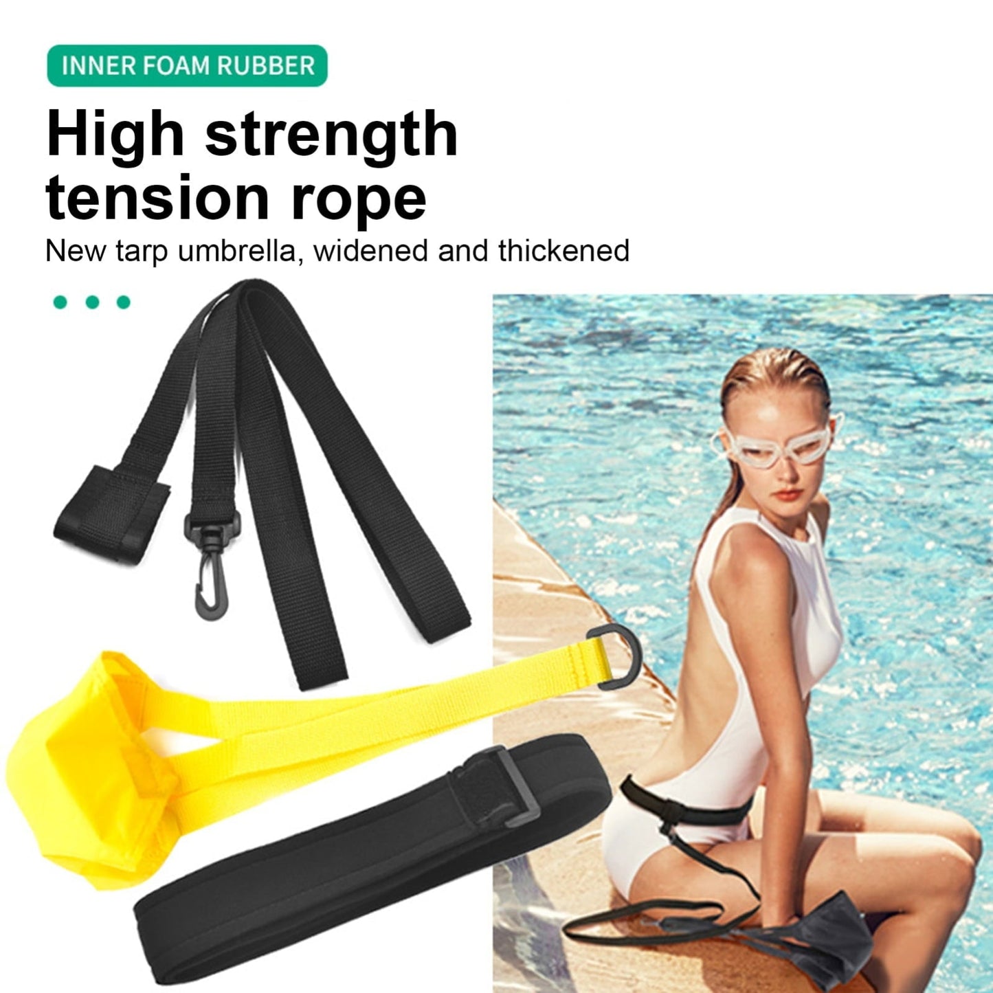 🏊 Swim Resistance Parachute | Boost Speed & Strength in the Water