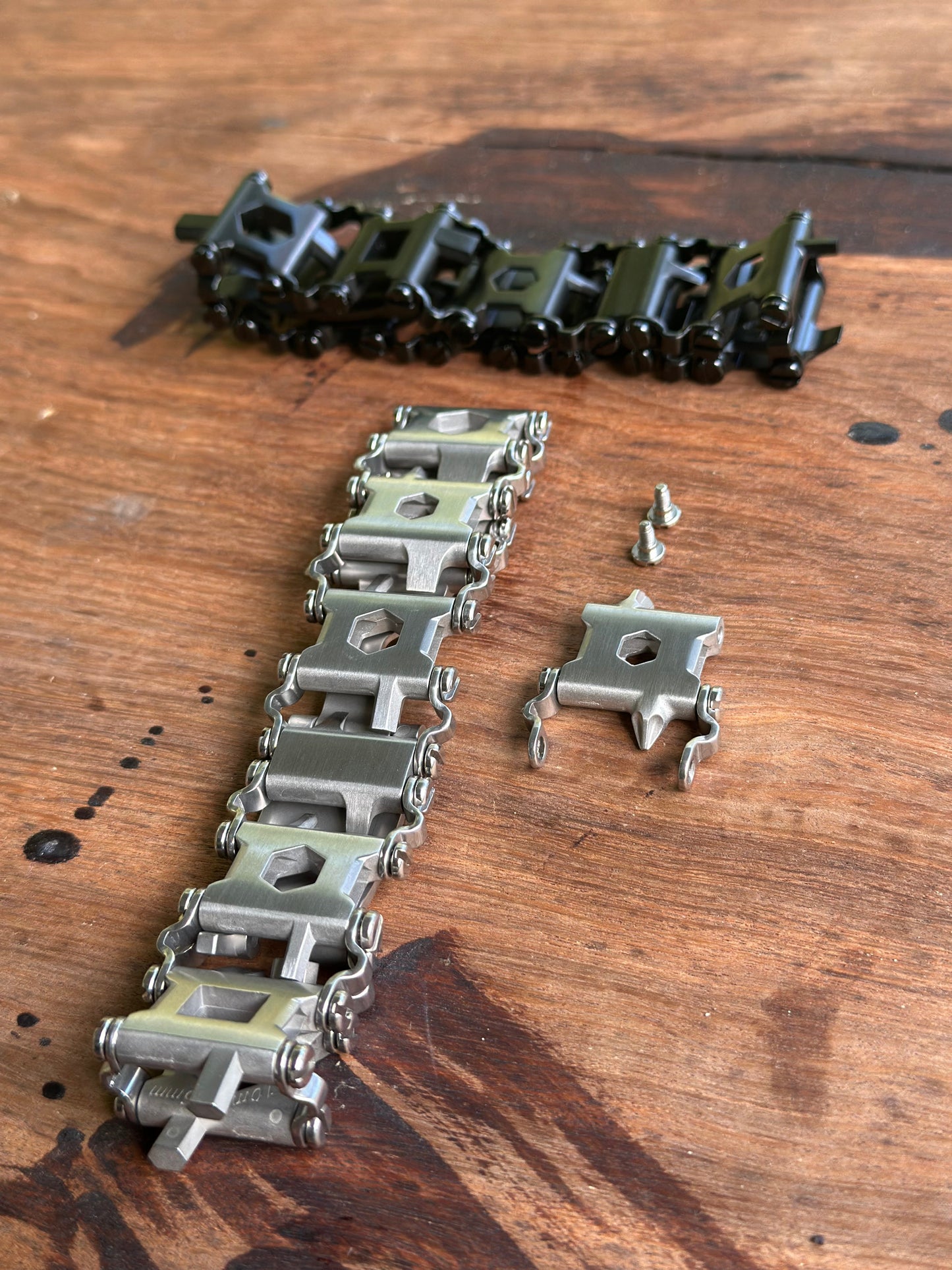 21-in-1 Stainless Steel Multi-Tool Wristband