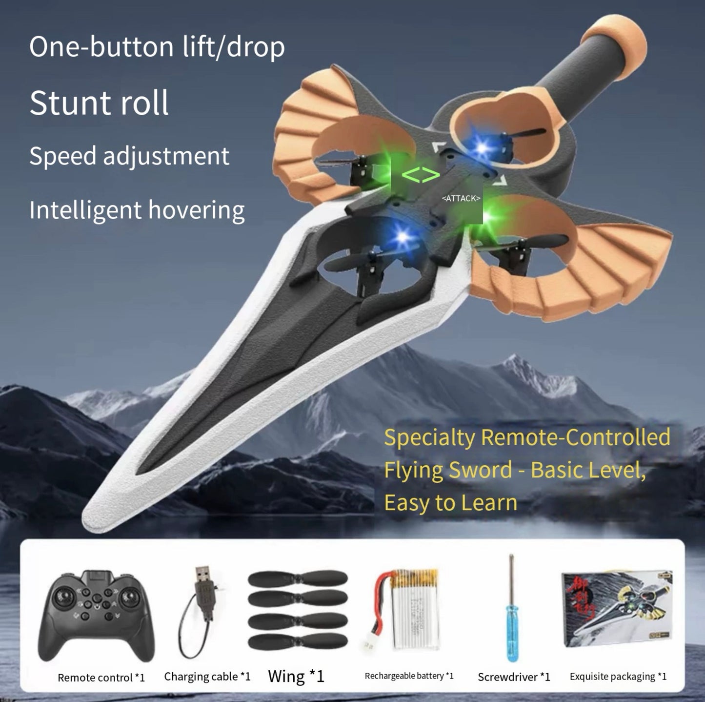Beginner-Friendly RC Glider Plane | Remote Controlled Foam Aircraft with 3 Speed Modes